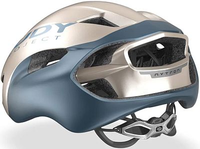 Превью  Шлем велосипедный RUDY PROJECT Nytron Champagne/Blue Avio Metal Matte